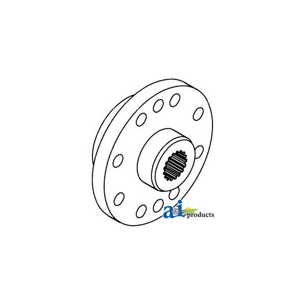 Hub, PTO Drive that bolts to flywheel. 5" x5" x1"